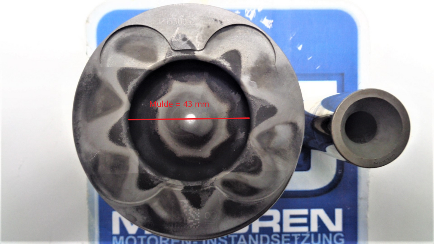 1x originaler Kolben Mercedes Benz 3,0 3,2 3,5 CDI OM642 Zylinder 4-6 A6420303817