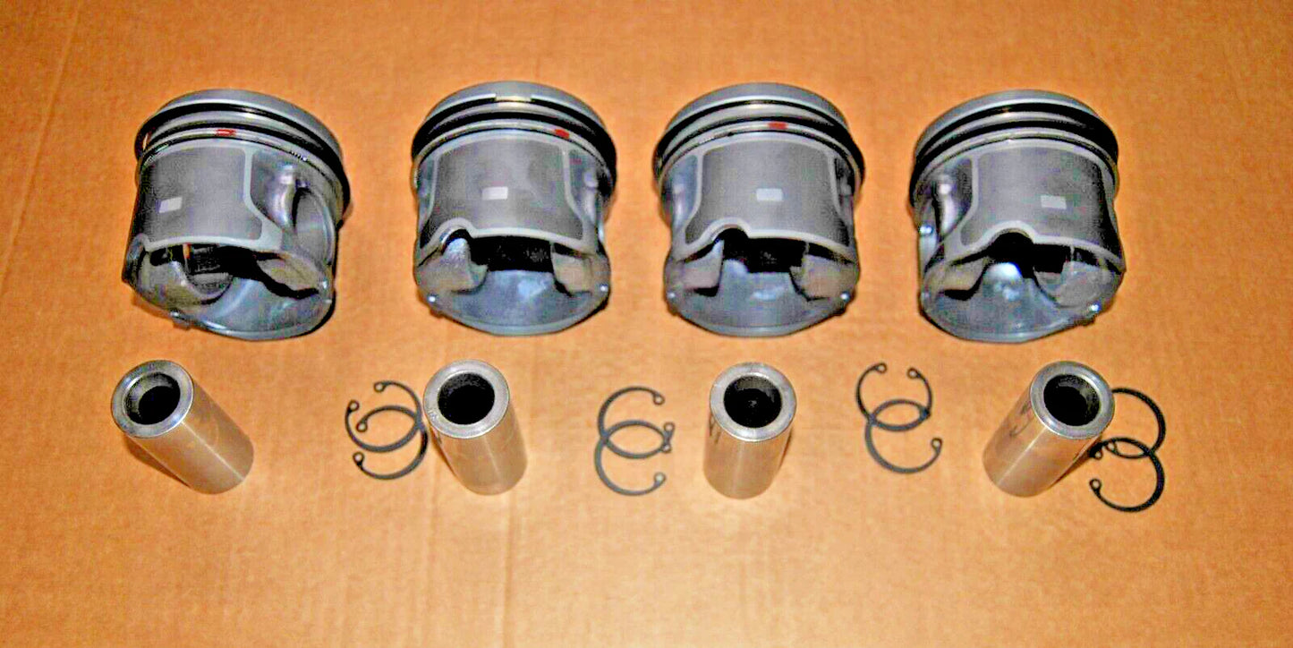 4x NEUE Kolben Land Rover Jaguar 2,0D 204 DTD DTA