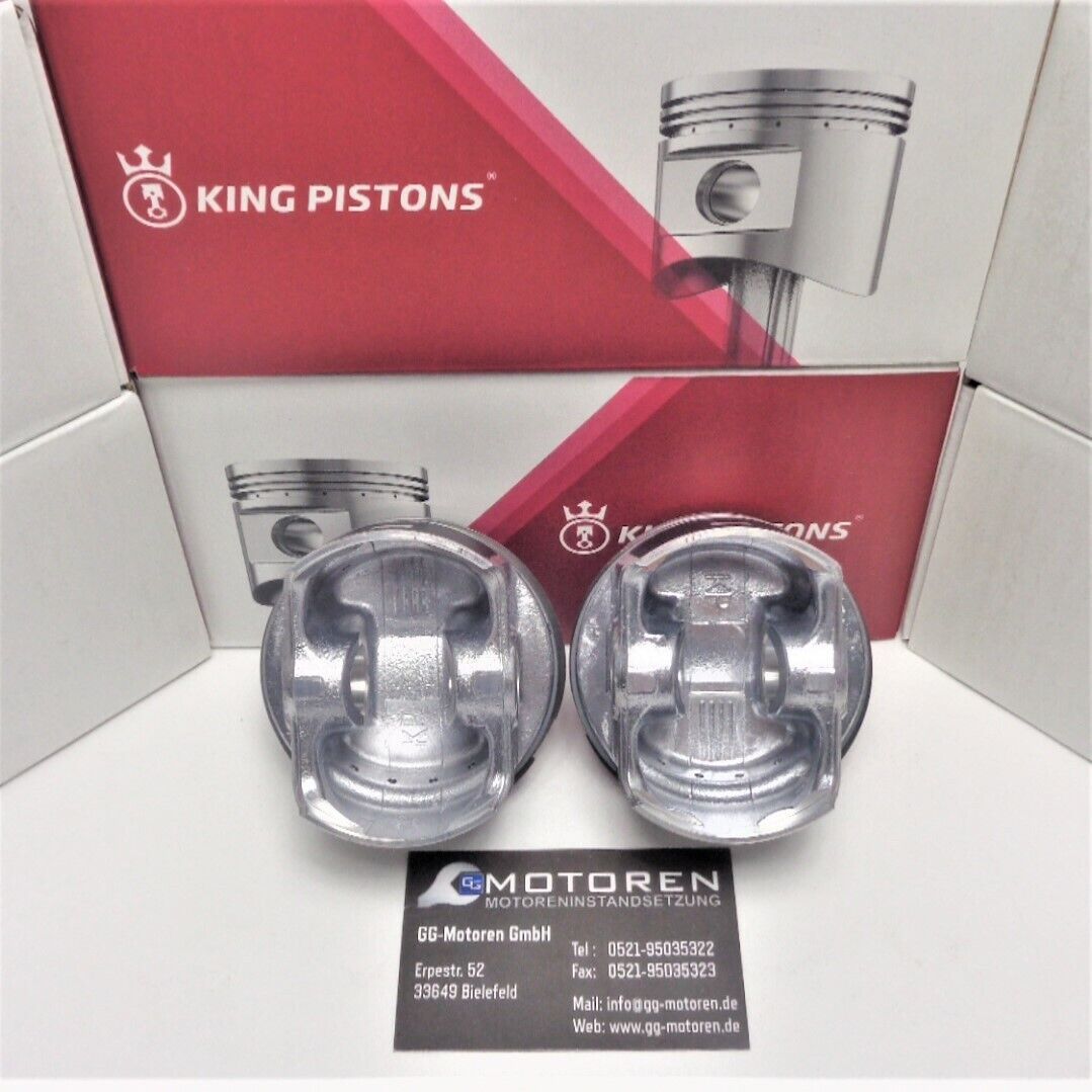 4x NEUE Kolben VW 1,6 FSI BAG BLF BLP Golf Passat +0,5