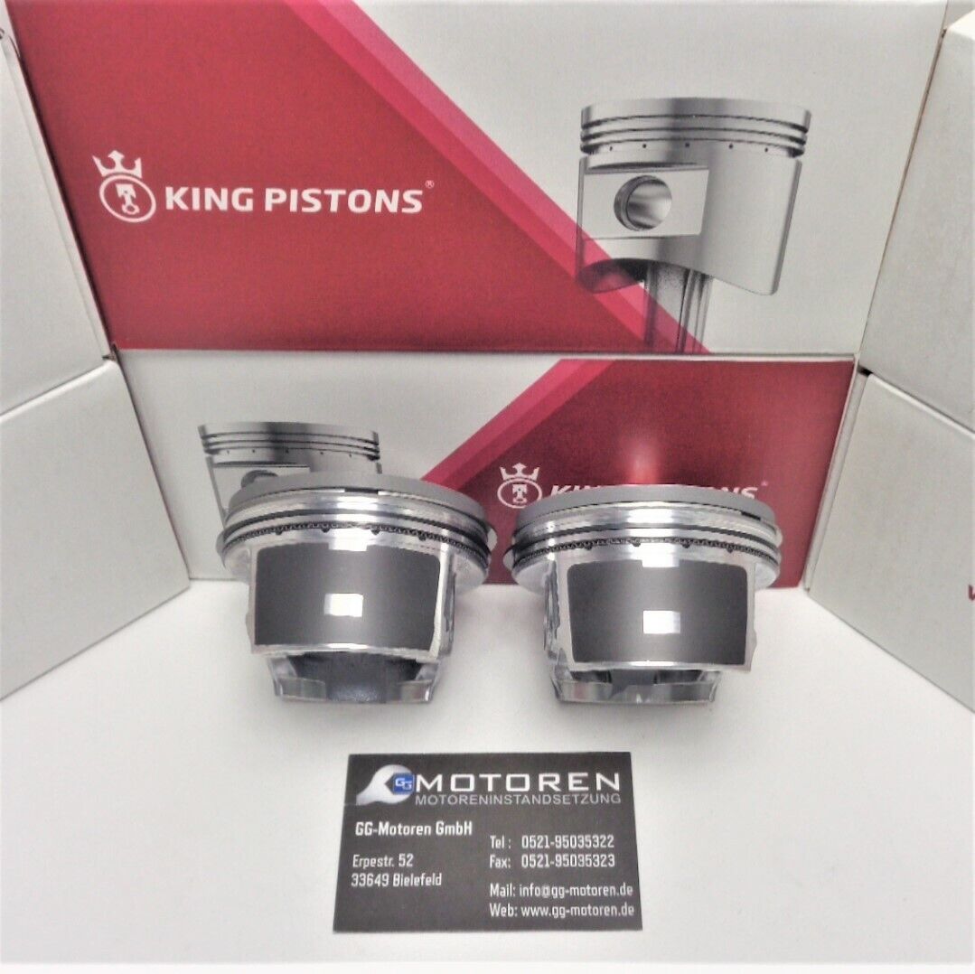 4x NEUE Kolben VW 1,6 FSI BAG BLF BLP Golf Passat +0,5