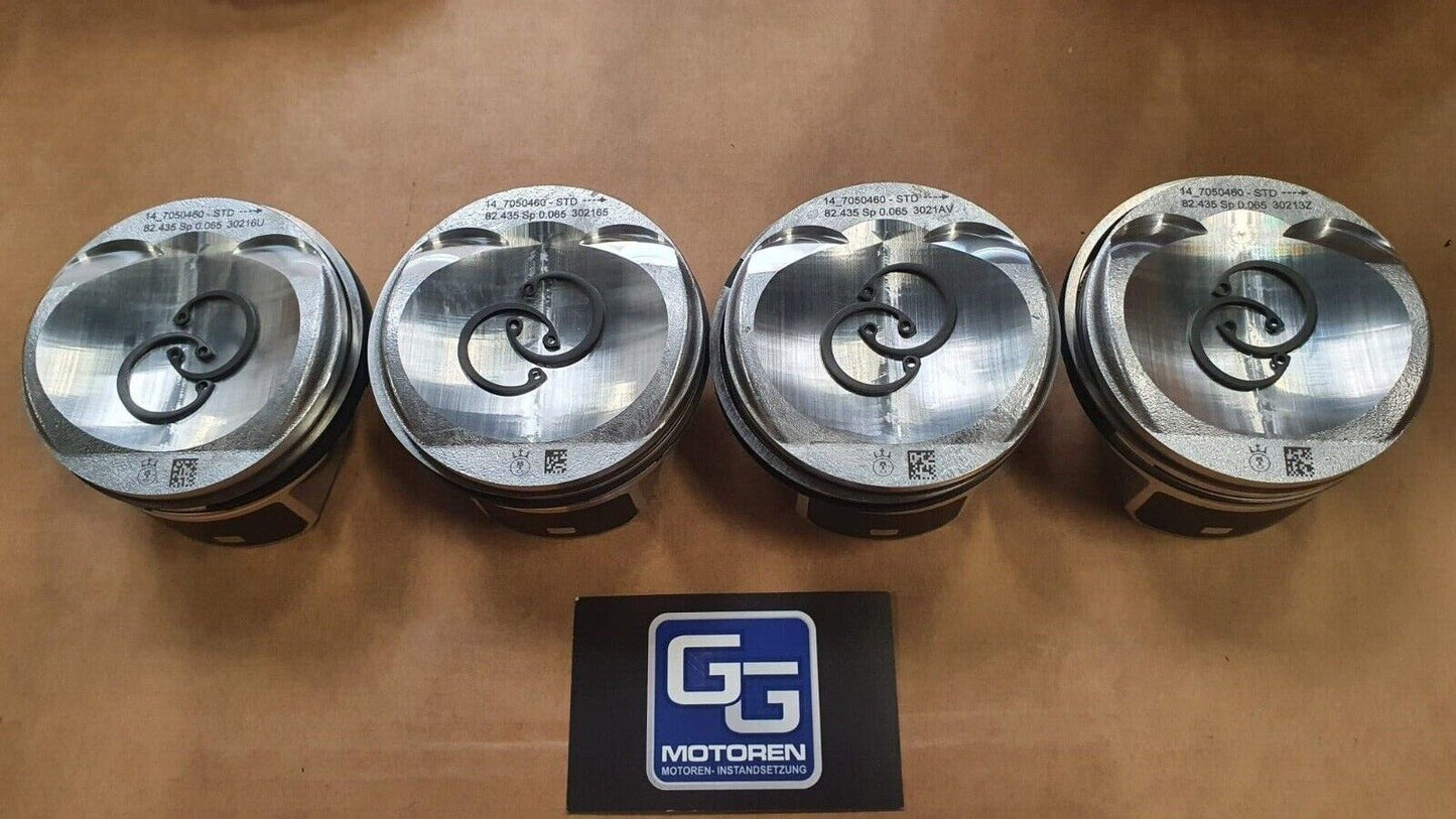 4x NEUE Kolben VW Audi Seat Skoda 1,8 TFSI CDA CDH 06H107065DL 23mm