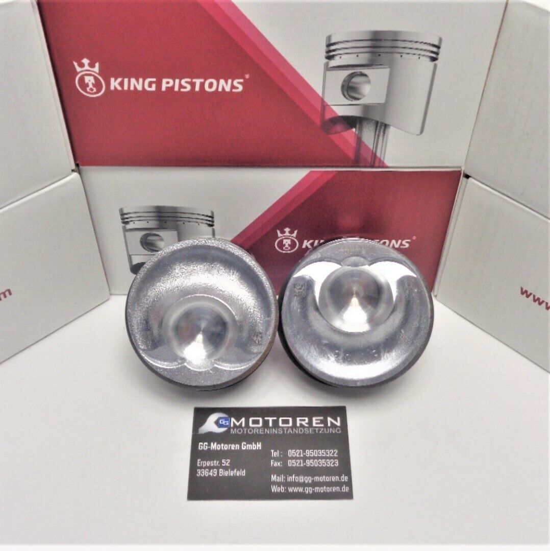 4x NEUE Kolben VW 1,6 FSI BAG BLF BLP Golf Passat +0,5