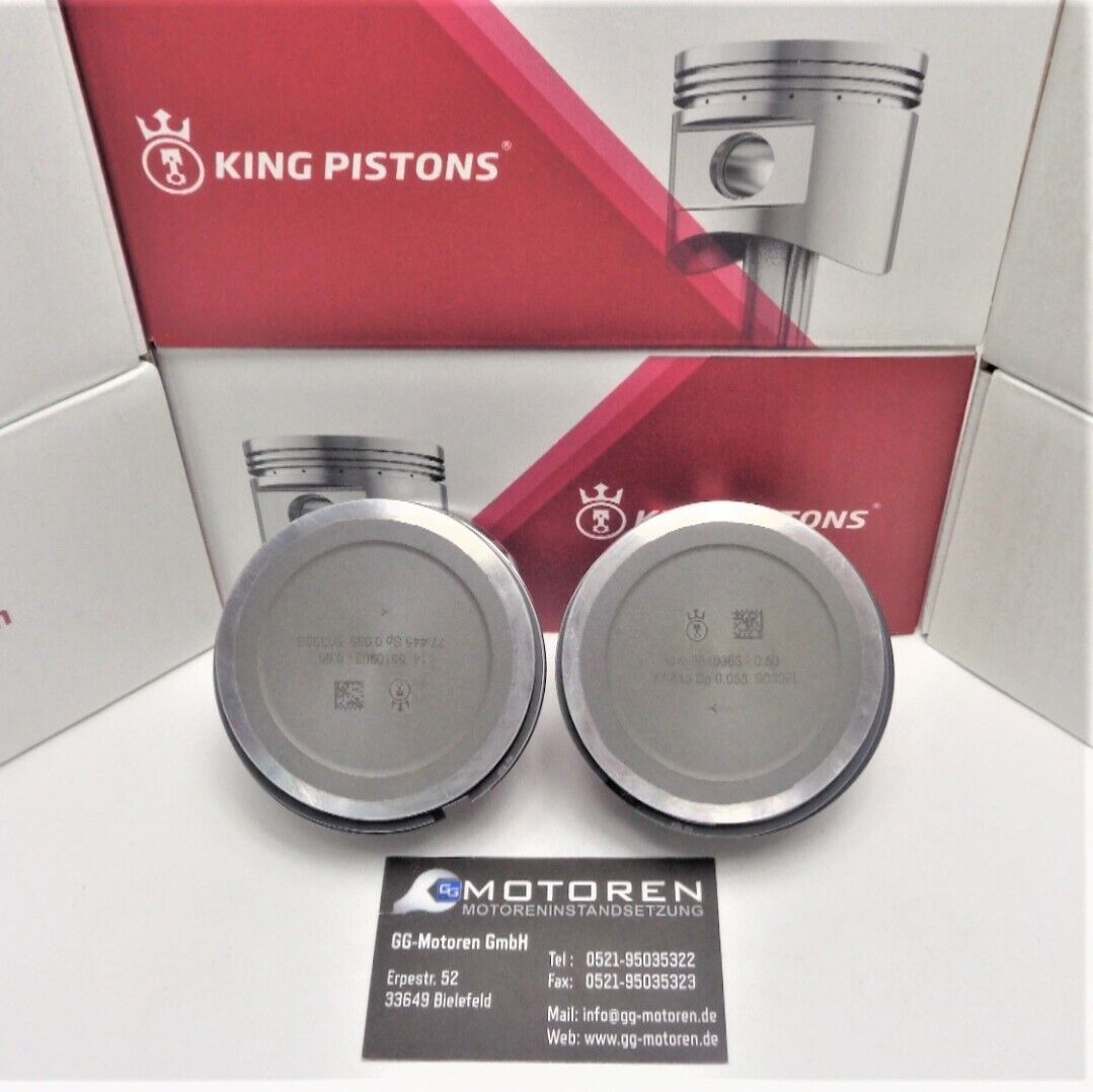 4x NEUE Kolben BMW MINI 1,6 Benziner W10B16A R52 R53 +0,5