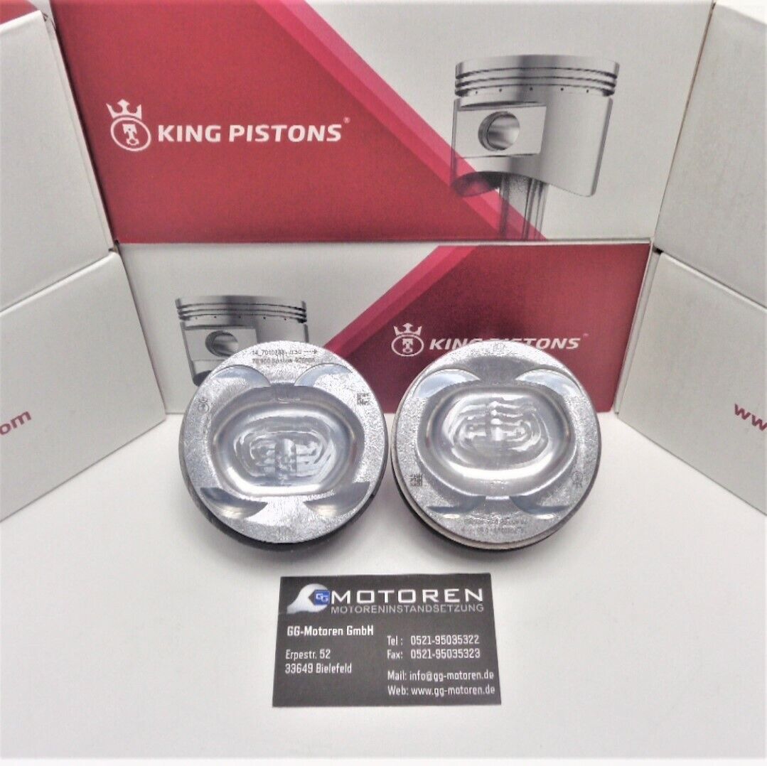 4x NEUE Kolben VW Audi Seat Skoda 1,4 TSI TFSI BMY CAVD +0,5