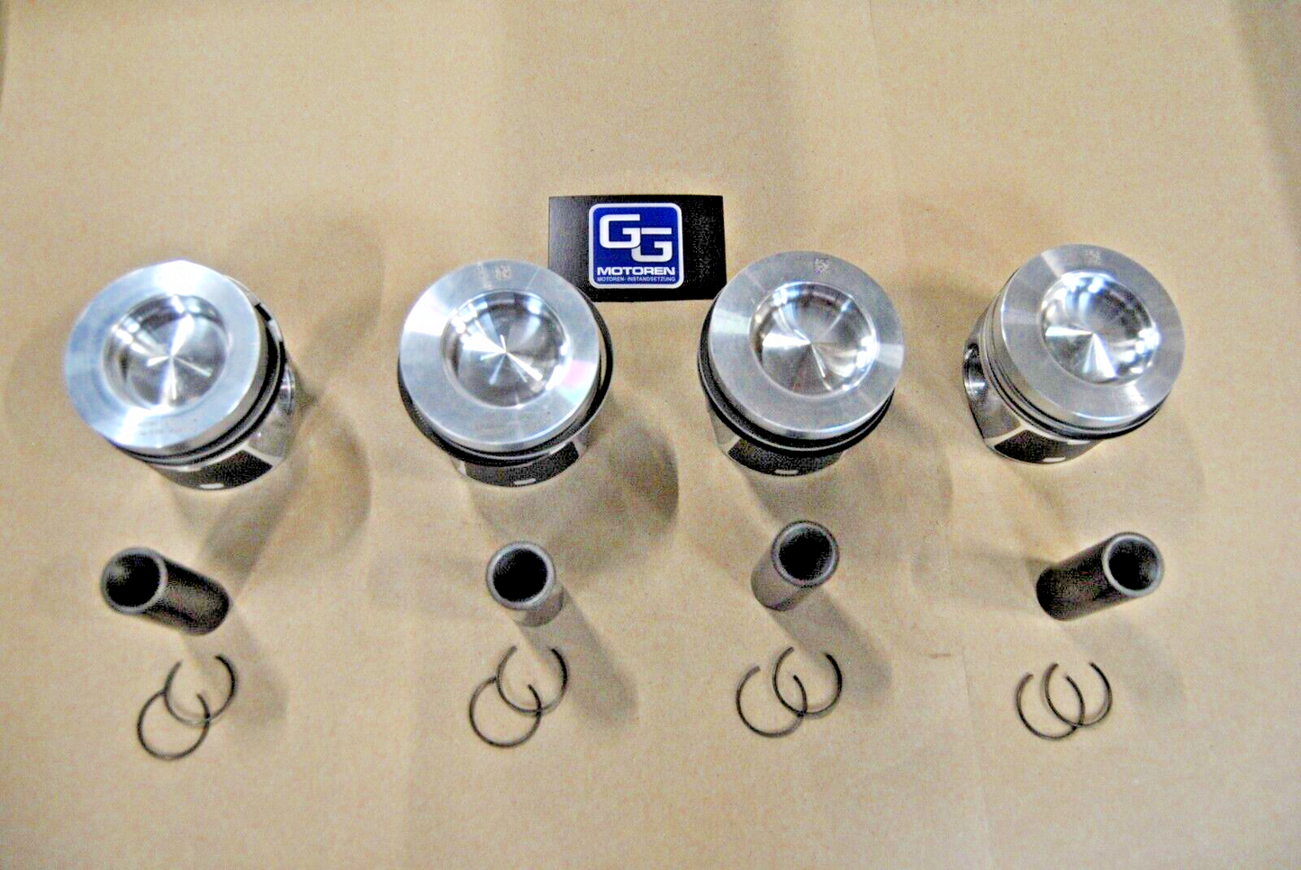 4x NEUE Kolben VW Audi Seat Skoda 1,6 TDI CLH CLHA CXX CRKB +0.5 Übermaß