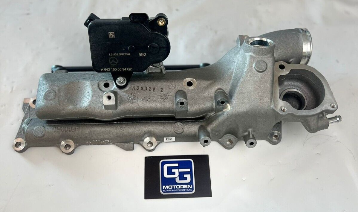Originaler Mercedes OM642 Ansaugkrümmer/Ansaugbrücke mit Stellmotor A6420907737