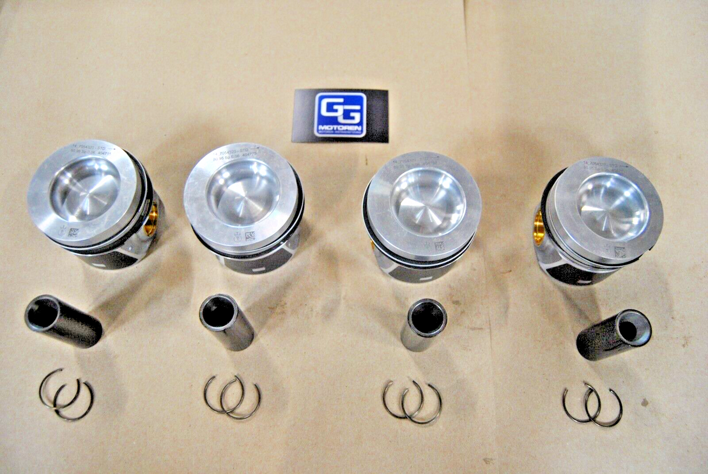 4x NEUE Kolben VW Audi Seat Skoda 2.0 TDI CNHA