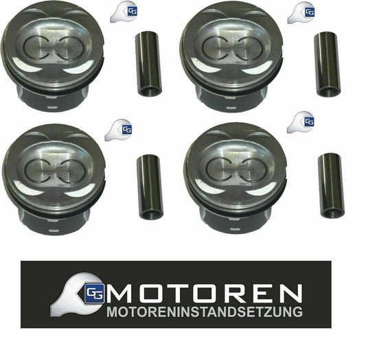 4x NEUE Kolben VW Audi Seat Skoda 1.4TSI CAX CAXA CNVA CMS 03C107065AP +0,5